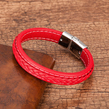 Load image into Gallery viewer, MEN&#39;S BRAIDED LEATHER BRACELET 
