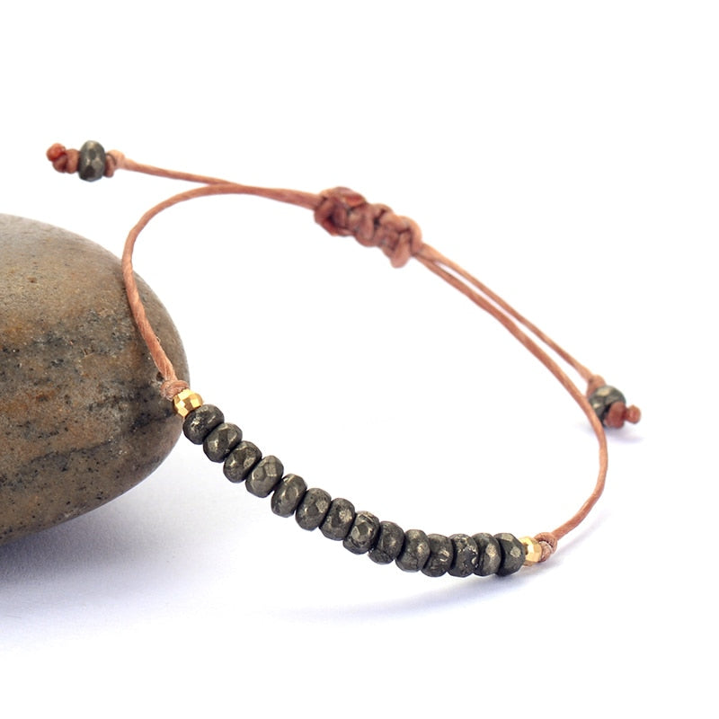 BRACELETS D'AMITIÉS EN PERLES NATURELLES POUR FEMMES - BOSSOUASHOP
