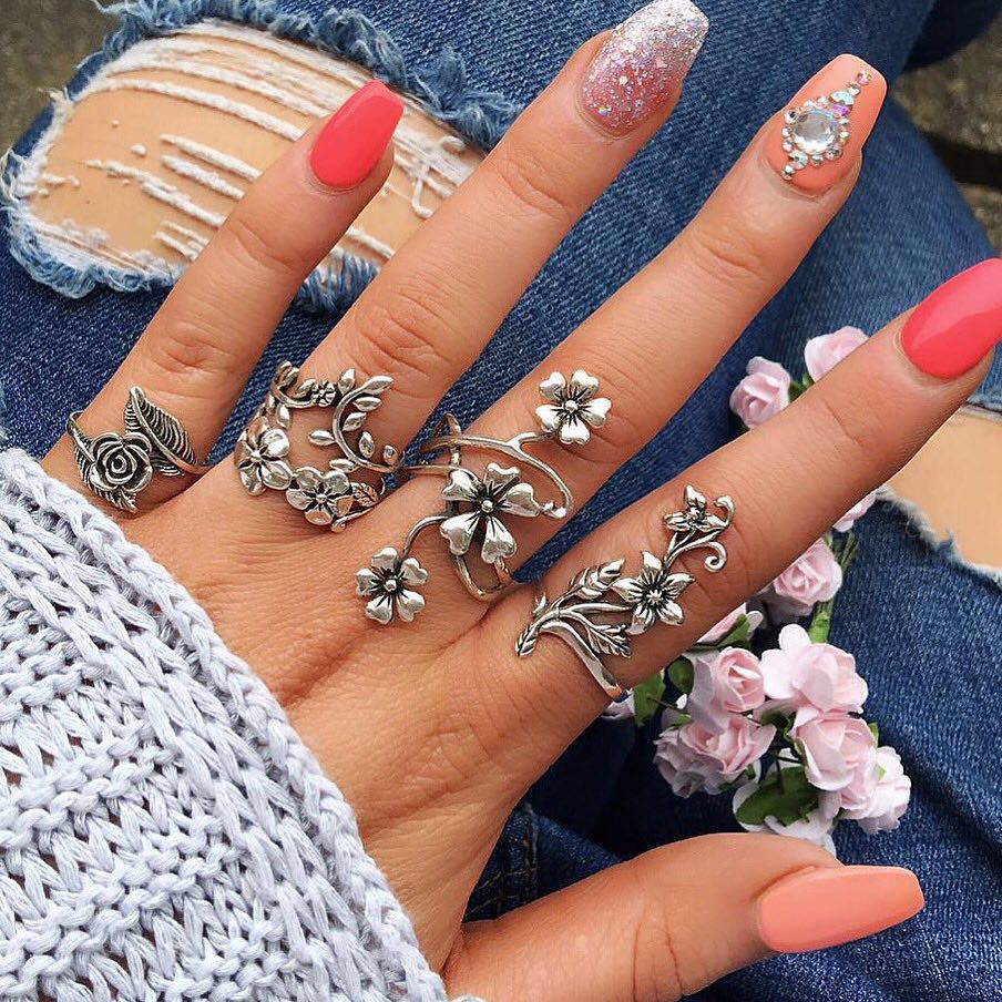 ENSEMBLE DE BAGUES BOHO