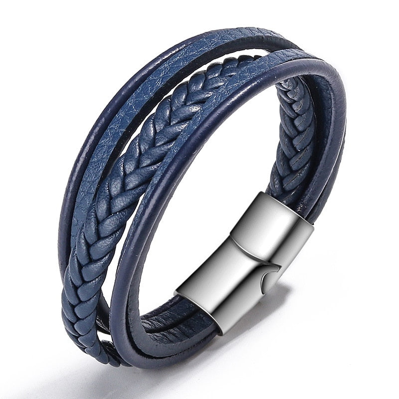UNISEX GENUINE LEATHER FASHION BRACELET 