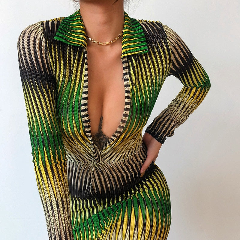 MINI ROBE À MANCHES LONGUES