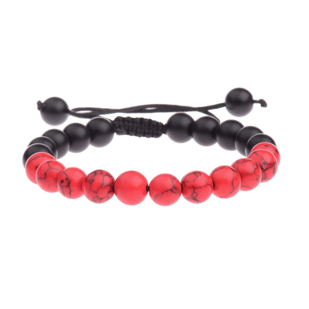 RED TURQUOISE STONE BRACELET 