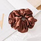 SCRUNCHIE EN SOIE FAIT A LA MAIN - BOSSOUASHOP