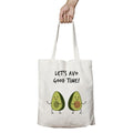 AVOCADO PRINTED CANVAS HANDBAG 