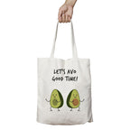 AVOCADO PRINTED CANVAS HANDBAG 