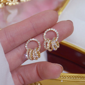 BOUCLES D'OREILLES EN ZIRCON