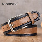 CEINTURE DE STYLISTE EN CUIR PU POUR HOMMES