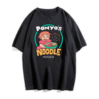 CAT NOODLE PRINTED T-SHIRT 