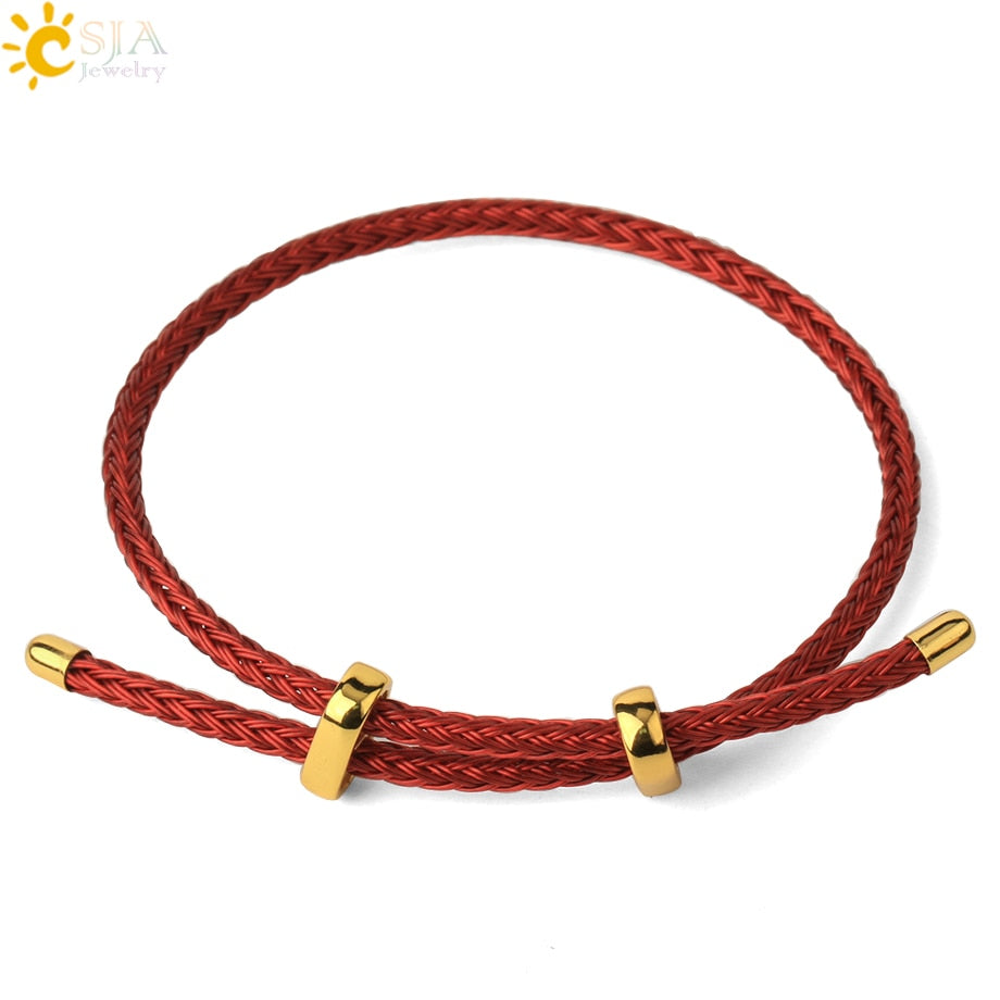 BRACELET A FIL ROUGE PORTE-BONHEUR - BOSSOUASHOP