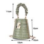CROCODILE PATTERN HANDBAG 