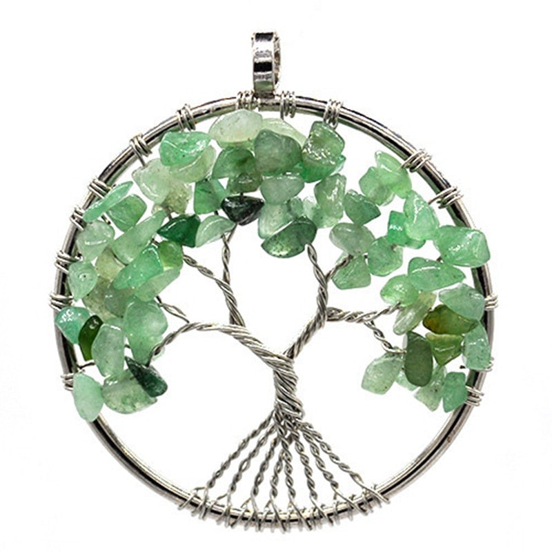 COLLIERS AVEC PENDENTIF EN PIERRES NATURELLES