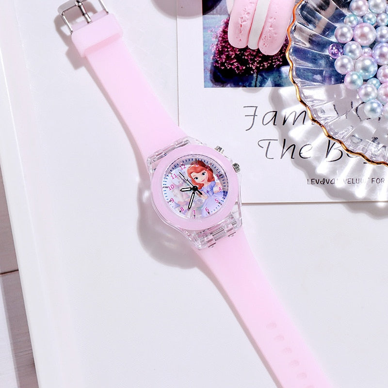 MONTRE LUMINEUSE DISNEY POUR ENFANTS
