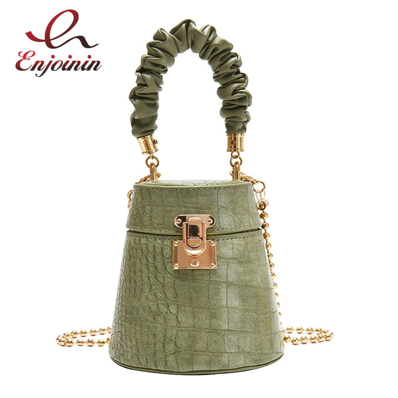 CROCODILE PATTERN HANDBAG 