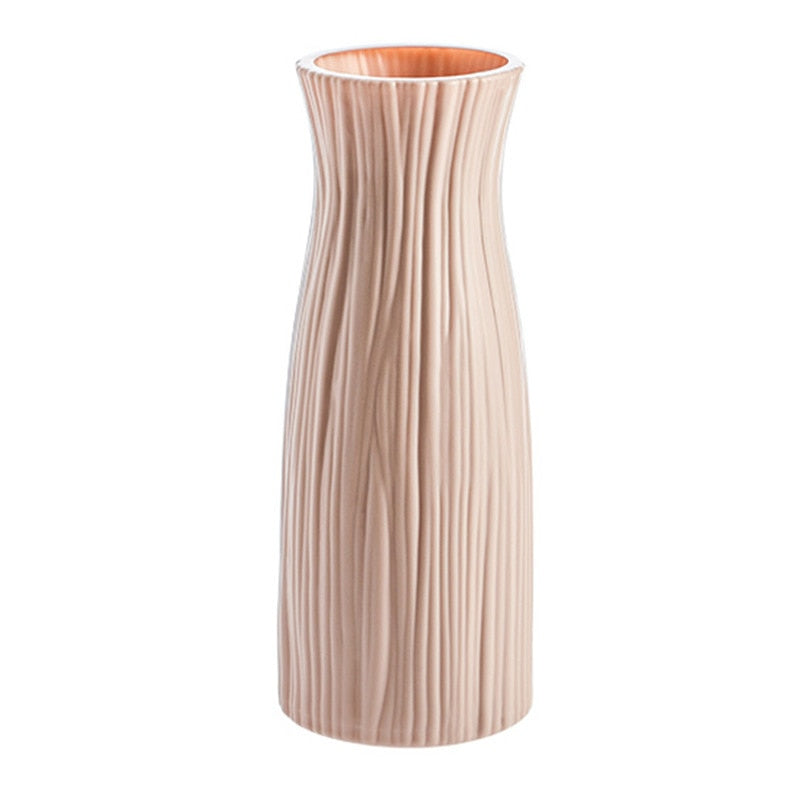 VASE EN PLASTIQUE, IMITATION CÉRAMIQUE