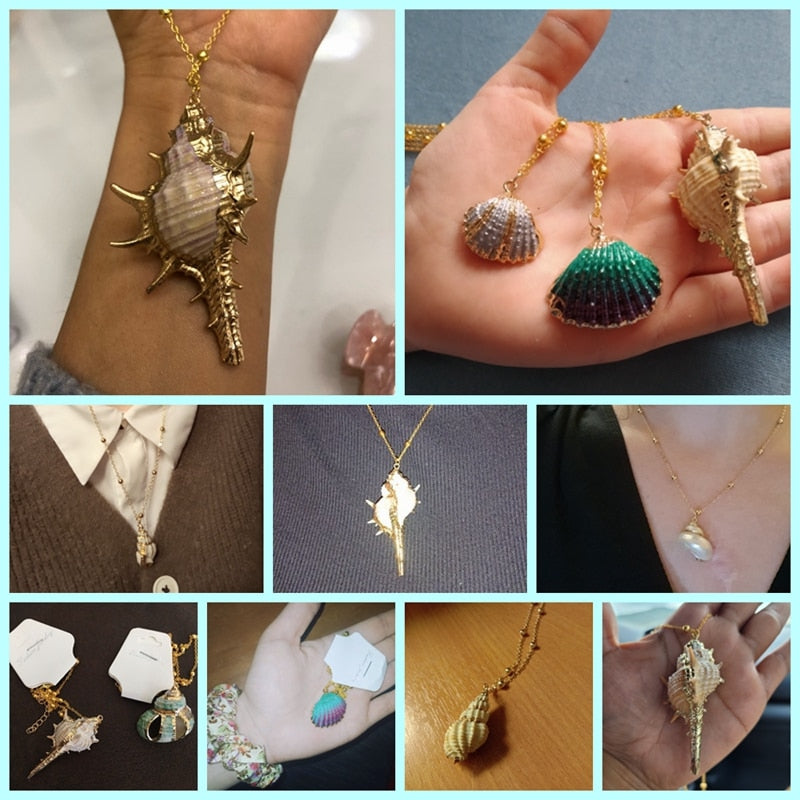 COLLIER BOHO EN COQUILLAGE
