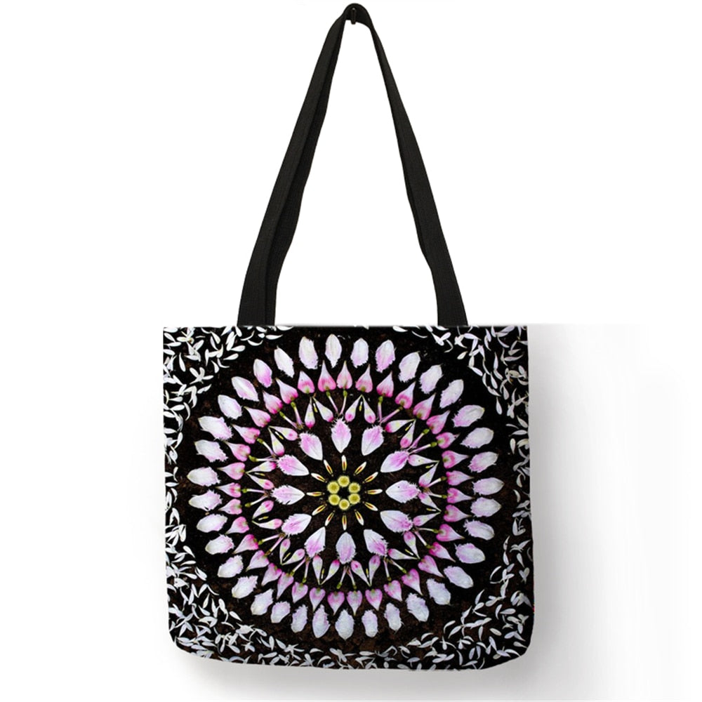 SACS FOURRE-TOUT À FLEURS DE MANDALA