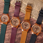 MONTRE -BRACELET EN BOIS IMITATION CERF-UNISEXE - BOSSOUASHOP