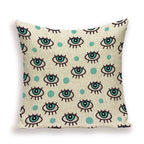 ABSTRACT CUSHION COVER, GEOMETRIC PATTERNS. 