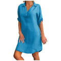 CHEMISE LONGUE EN LIN ET COTON - BOSSOUASHOP