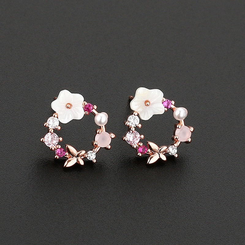 BOUCLES D'OREILLES EN ZIRCON