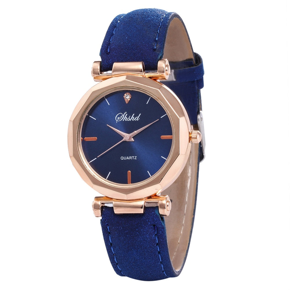 MONTRE-BRACELET EN CUIR ET CRISTAL POUR FEMMES - BOSSOUASHOP