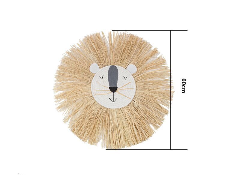 DÉCORATION MURALE EN TÊTE DE LION