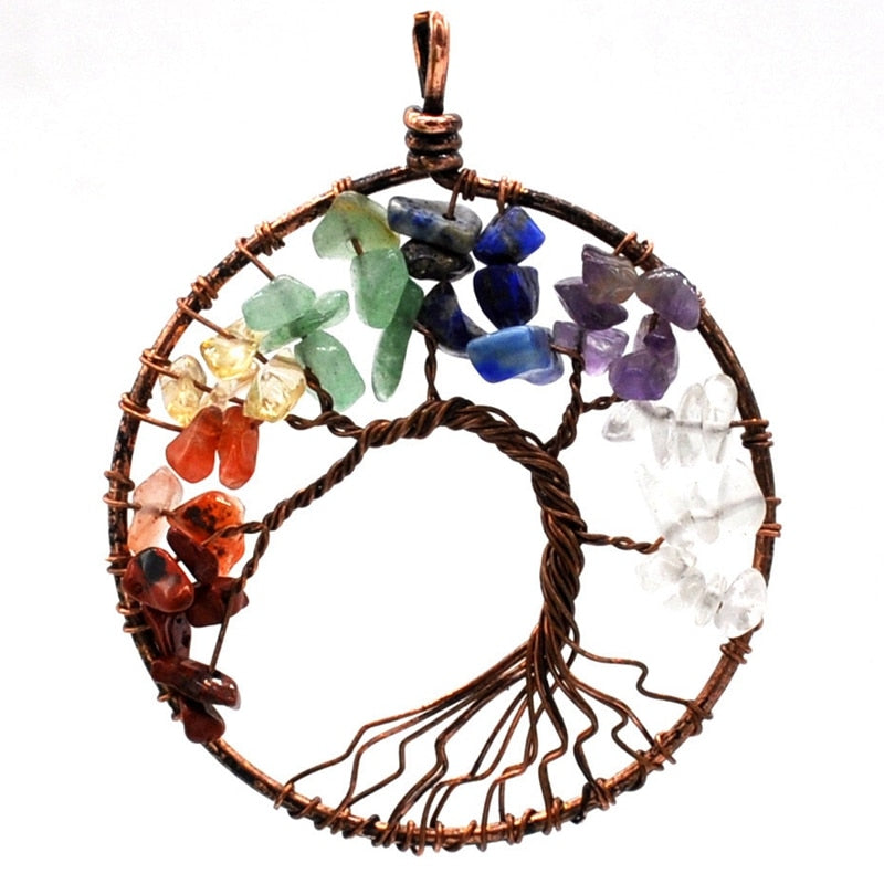 COLLIERS AVEC PENDENTIF EN PIERRES NATURELLES