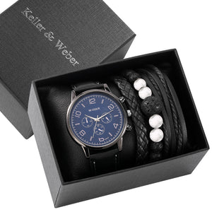 MONTRE NUMERIQUE A QUARTZ POUR HOMMES (COFFRET CADEAU) - BOSSOUASHOP