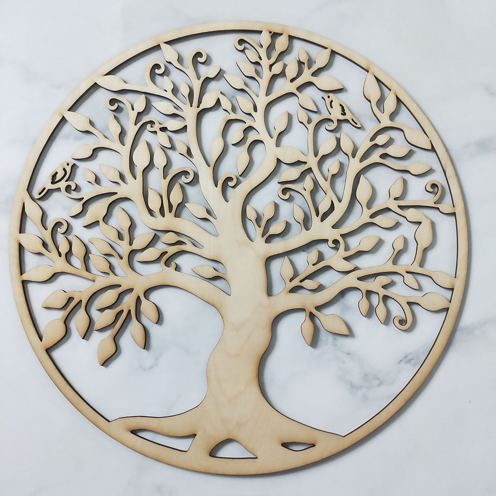 TREE OF LIFE WOODEN SIGN 