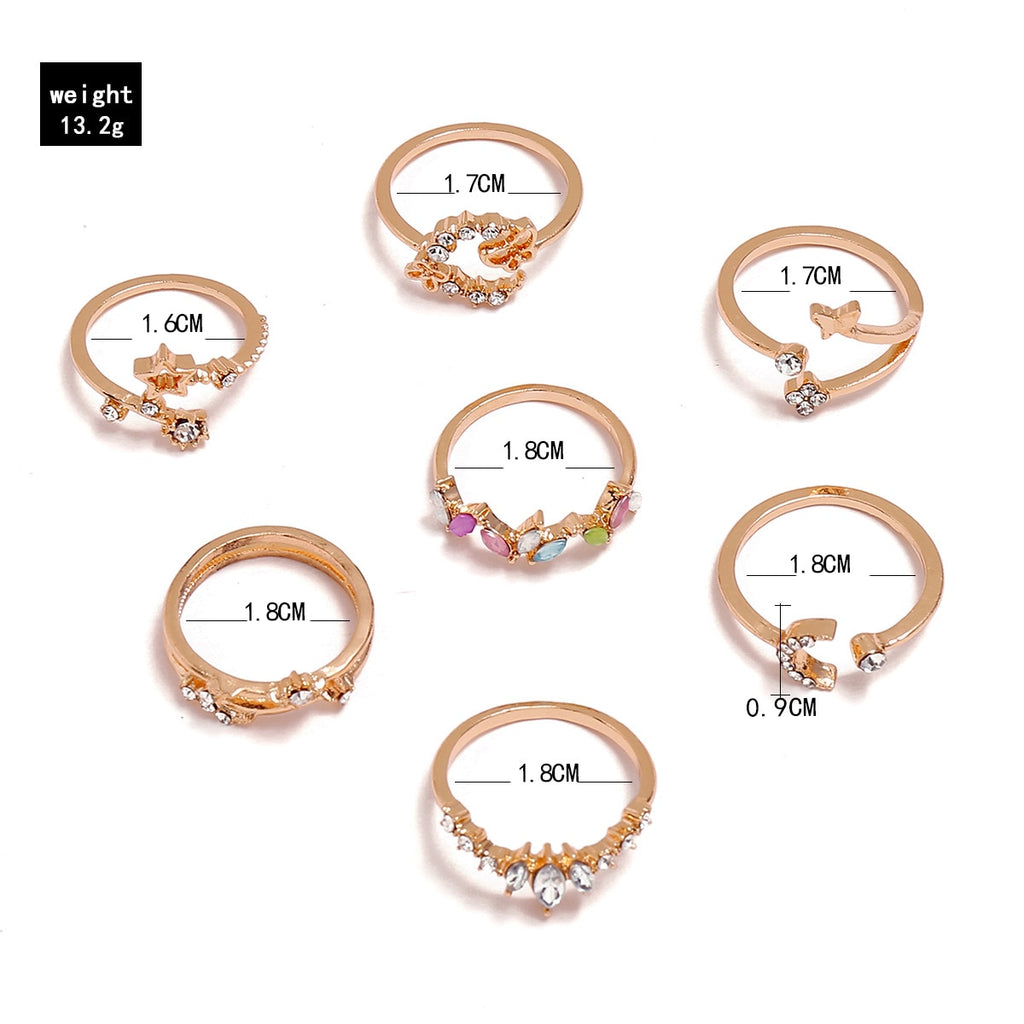 BOHO RINGS SET 