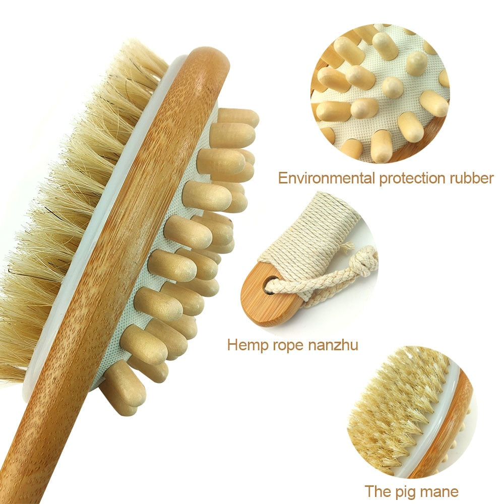 BROSSE DE BAIN À POILS POUR LE CORPS