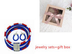 ENSEMBLE DE BIJOUX , BOUCLES D'OREILLES ET COLLIERS MULTICOUCHES TISSÉ - BOSSOUASHOP