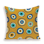 ABSTRACT CUSHION COVER, GEOMETRIC PATTERNS. 