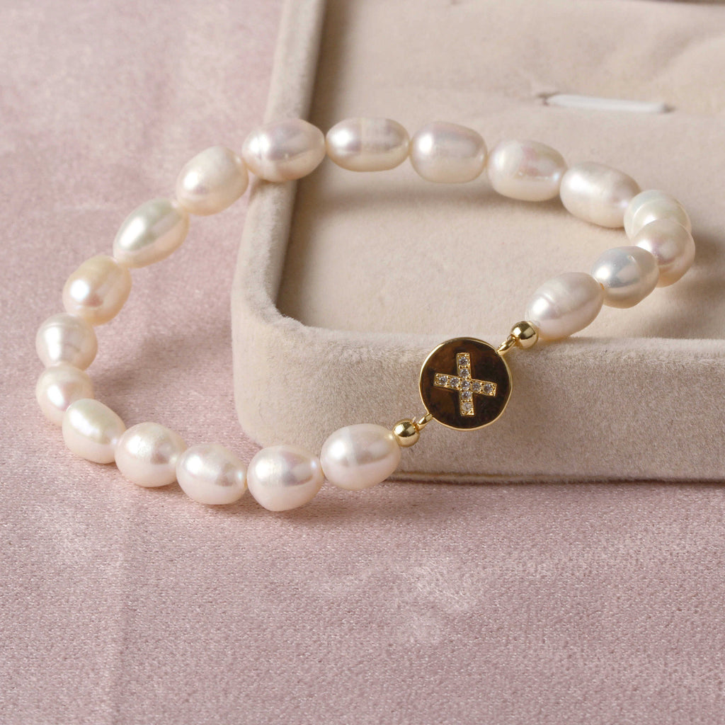 BRACELET EN PERLES NATURELLES POUR FEMMES