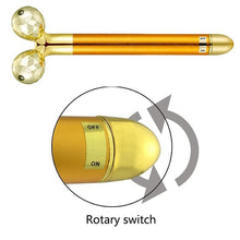 Load image into Gallery viewer, VIBRATING FACE MASSAGE ROLLER 
