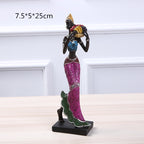 FIGURINE VINTAGE  DE STYLE ETHNIQUE