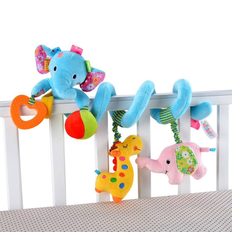 HOCHET EN PELUCHE À SUSPENDRE EN SPIRALE