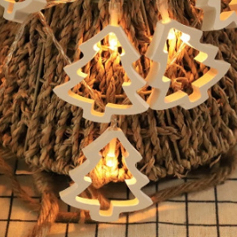 GUIRLANDE 10 LUMIÈRES EN BOIS