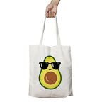 AVOCADO PRINTED CANVAS HANDBAG 