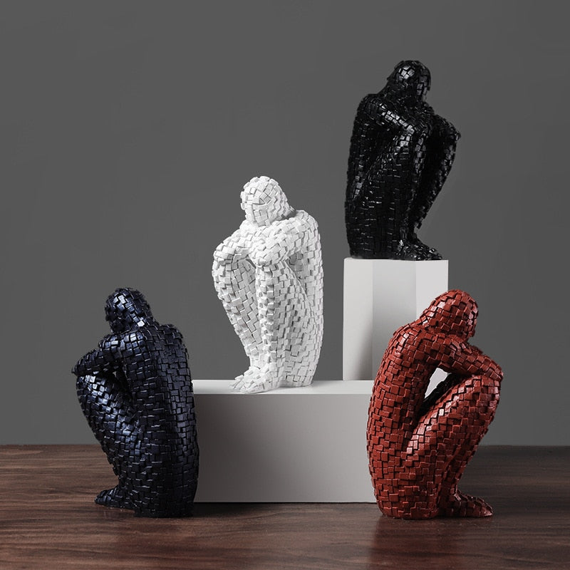 NORDIC SCULPTURE IN RESIN FOR THE HOME 