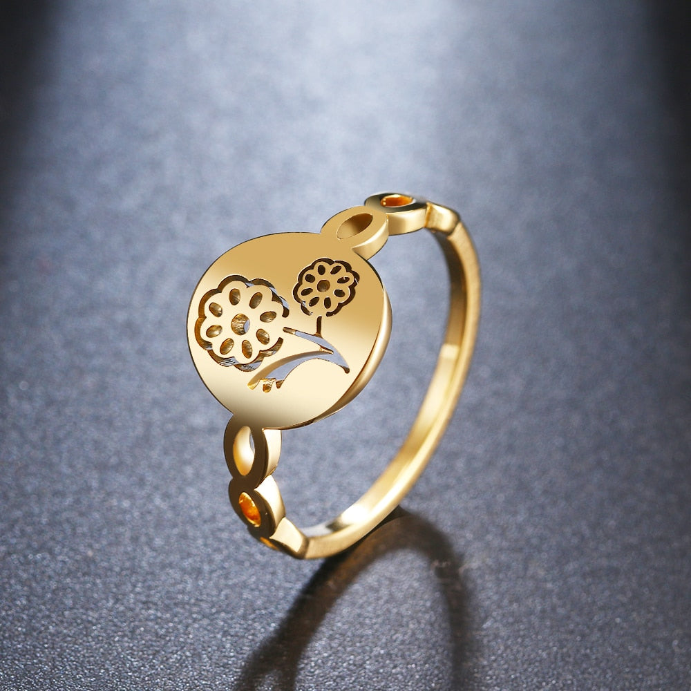 BAGUE EN ACIER INOXYDABLE POUR FEMMES