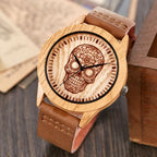MONTRE -BRACELET EN BOIS IMITATION CERF-UNISEXE - BOSSOUASHOP