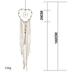 TAPISSERIE MURALE SUSPENDUE EN MACRAMÉ. STYLE BOHO. FAIT A LA MAIN