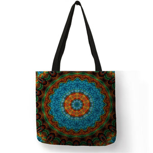 MANDALA FLOWER TOTE BAGS