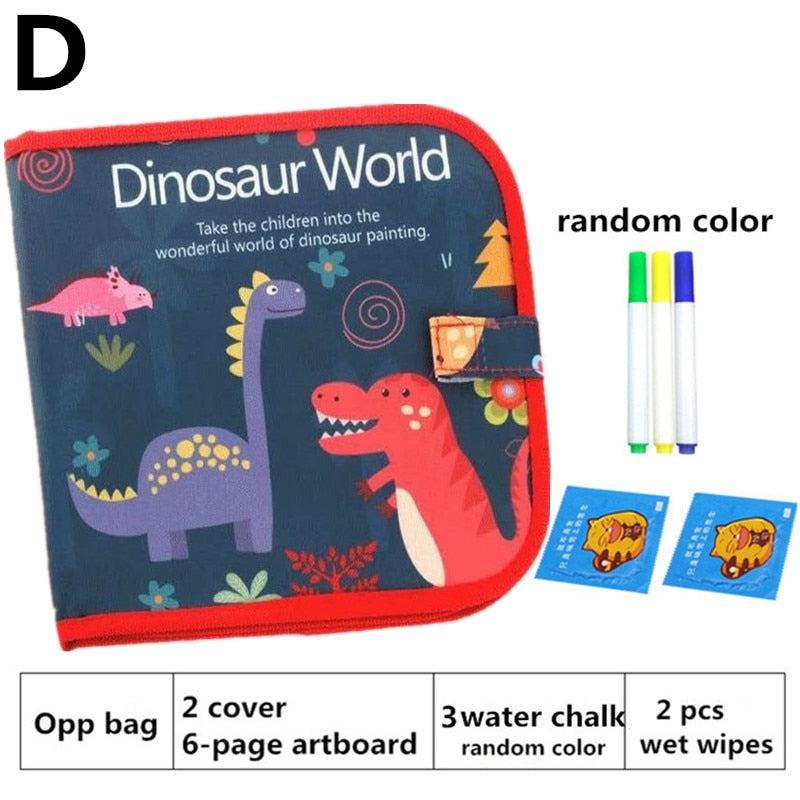 LIVRE DE DESSIN MAGIQUE POUR ENFANTS - BOSSOUASHOP