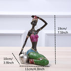 FIGURINE VINTAGE  DE STYLE ETHNIQUE