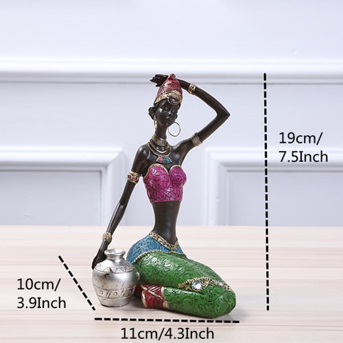 FIGURINE VINTAGE  DE STYLE ETHNIQUE