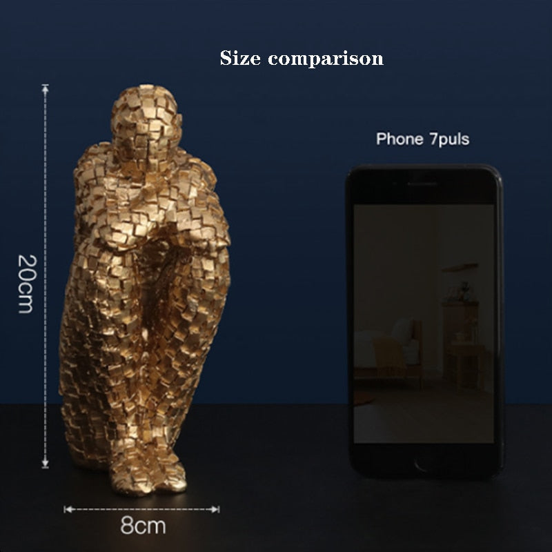 NORDIC SCULPTURE IN RESIN FOR THE HOME 