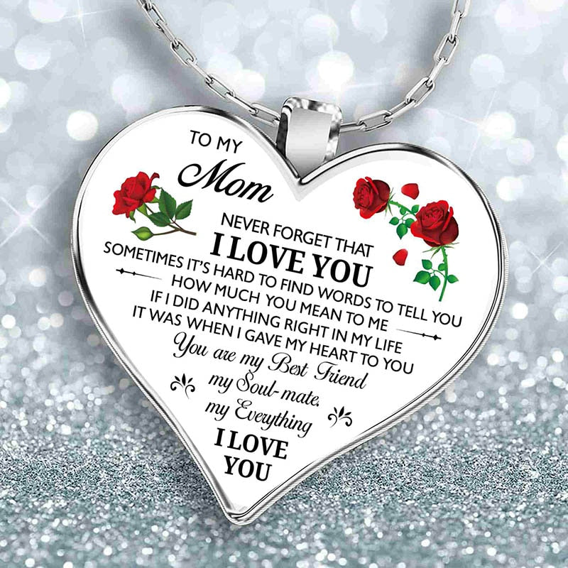 HEART-SHAPED NECKLACE (Ideal for Mother's Day) 