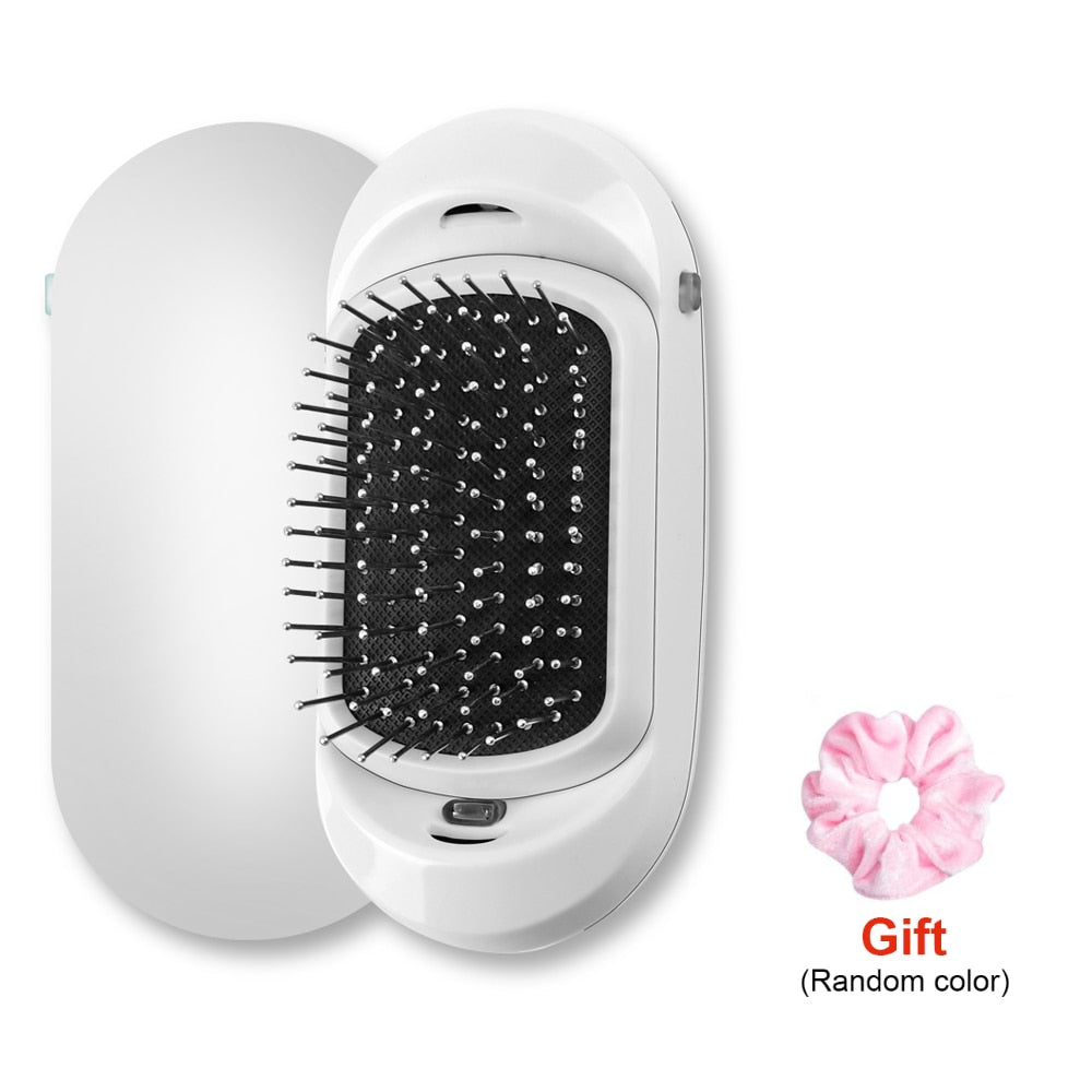 BROSSE A CHEVEUX ELECTRIQUE A IONS NEGATIFS